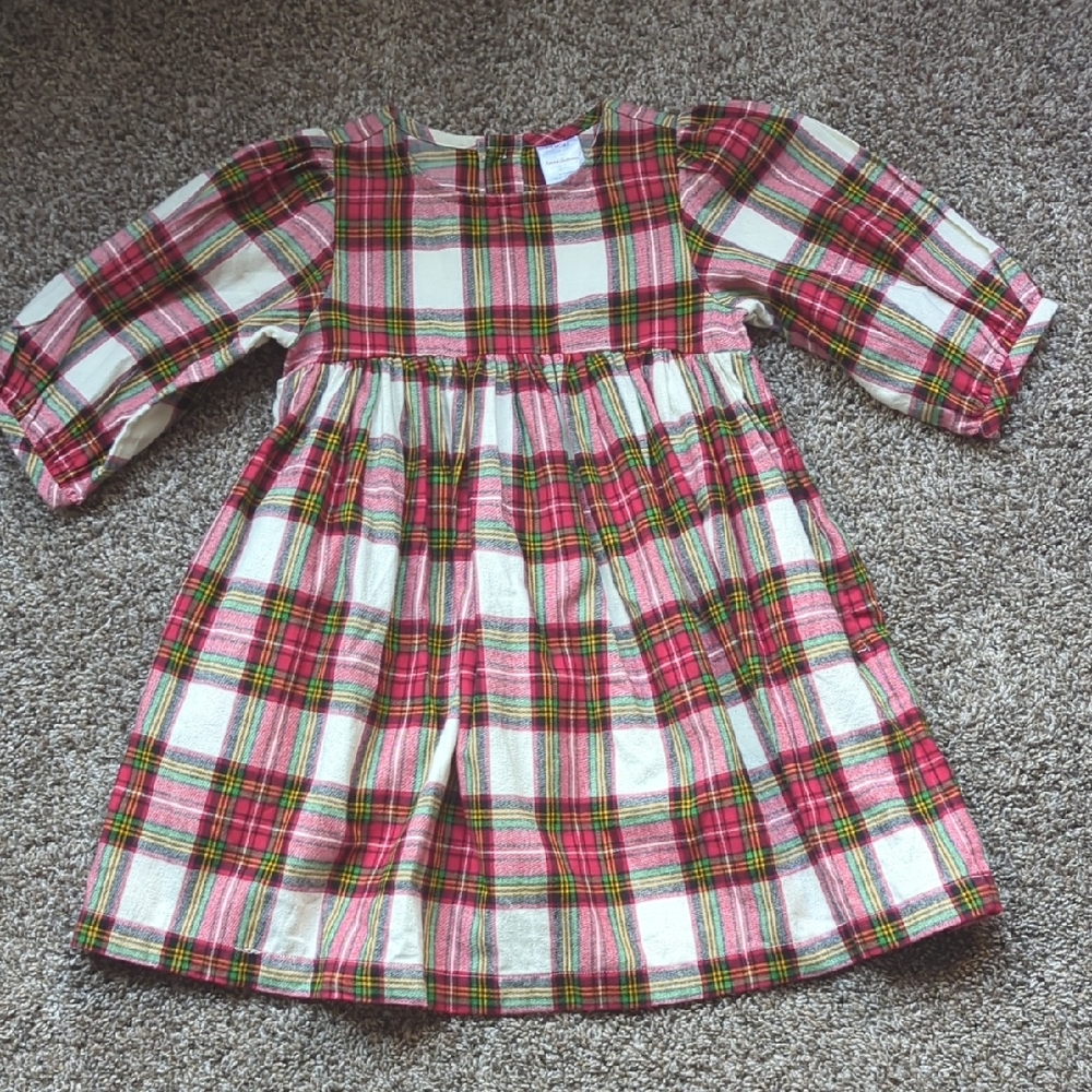 Hanna Andersson Festive Plaid Dress